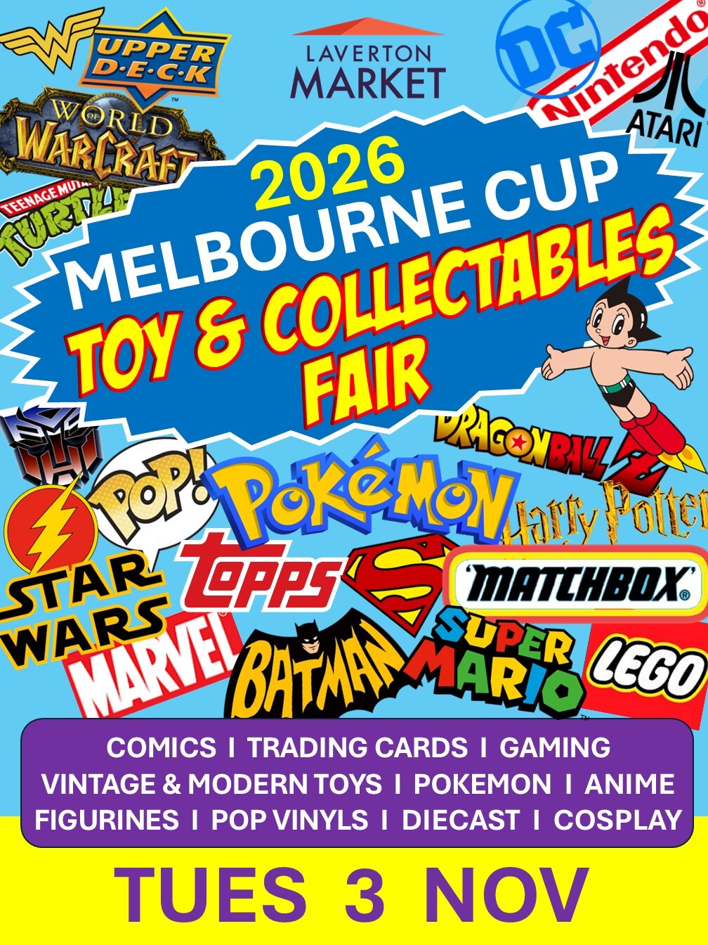 2026 Toy and Collectables Fair LAVERTON MARKET