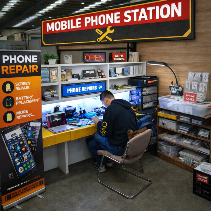 Mobile phone station